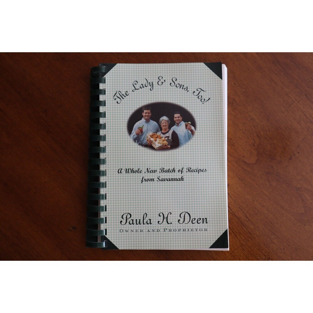 Paula Deen Cookbook Lot The Lady & Sons Savannah Country Too Set Spiral + Whistl - Picture 2 of 12